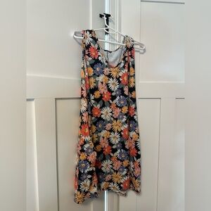 HEIMISH USA Floral Sleeveless Dress - Black, Red, Yellow, White